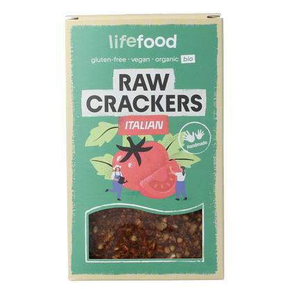 Lifefood Life crackers Italiaans raw bio 90.00 Gram