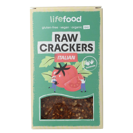 Lifefood Life crackers Italiaans raw bio 90.00 Gram