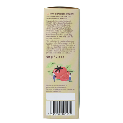 Lifefood Life crackers Italiaans raw bio 90.00 Gram