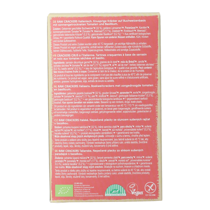 Lifefood Life crackers Italiaans raw bio 90.00 Gram