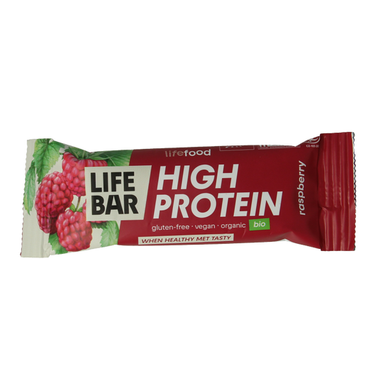 Lifefood Lifebar proteine framboos bio 40 Gram