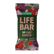 Lifefood Lifebar oatsnack berry fusion bio 40.00 Gram