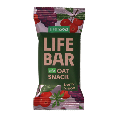 Lifefood Lifebar oatsnack berry fusion bio 40.00 Gram
