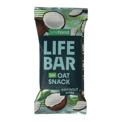 Lifefood Lifebar oatsnack kokos bliss bio 40 Gram