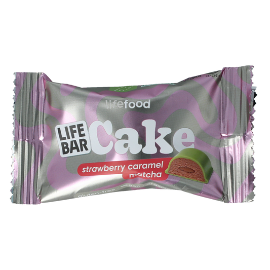Lifefood Cake strawberry caramel matcha BIO 35.00 Gram