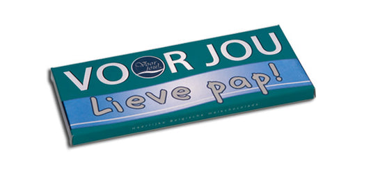 Voor Jou! Wensreep melkchocolade lieve pap 70 Gram