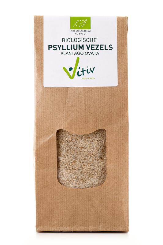 Vitiv Psyllium husk vezels bio 125 Gram