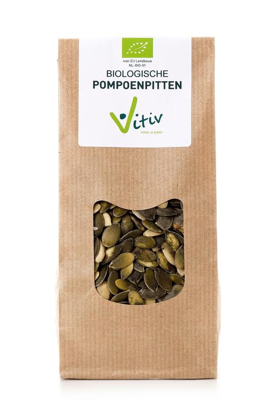 Vitiv Pompoenpitten bio 250.00 Gram