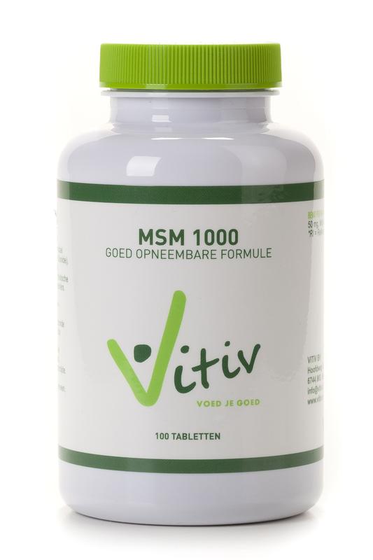 Vitiv MSM 1000mg 100 Tabletten