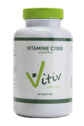 Vitiv Vitamine C1000 zuurvrij 100 Tabletten