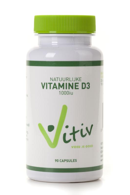 Vitiv Vitamine D3 1000IU 90 Capsules
