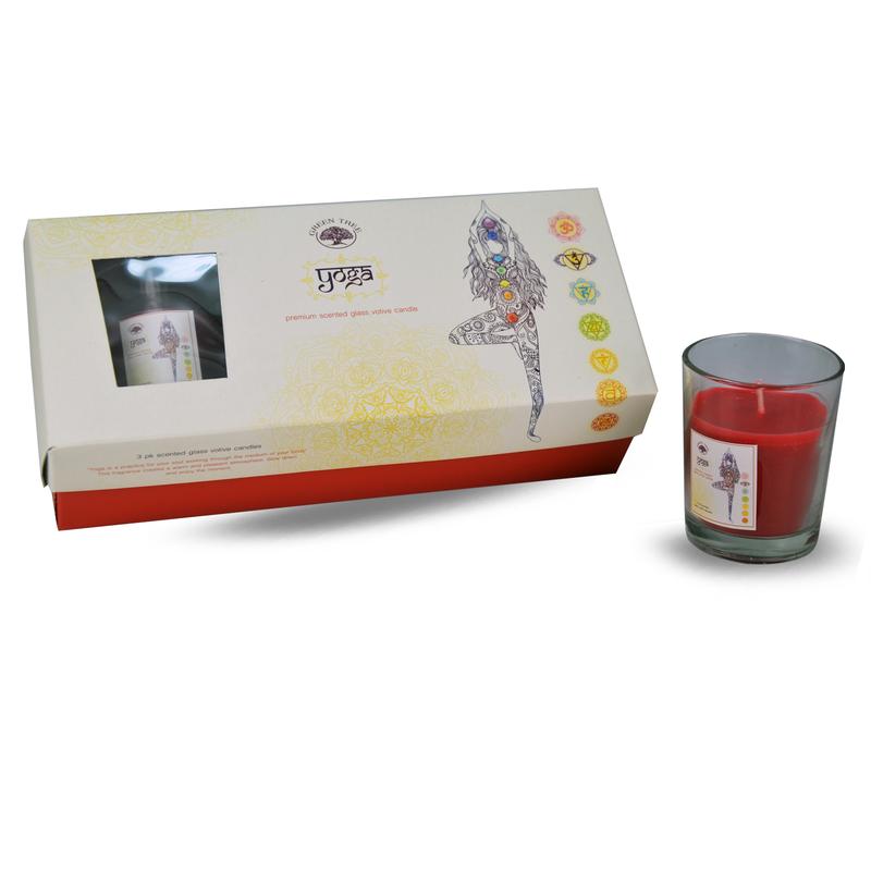 Green Tree Giftset geurkaars yoga 1 Set