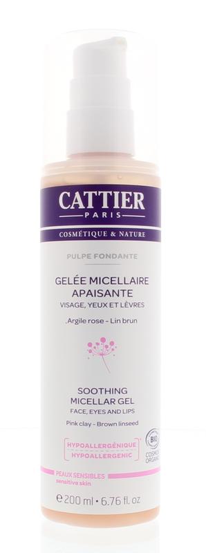 Cattier Verzachtende micellair gel gevoelige huid 200 Milliliter