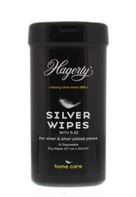 Hagerty Silver wipes 12 Stuks