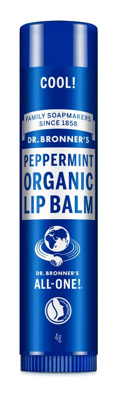 Dr Bronners Lipbalsem pepermunt 4 Gram