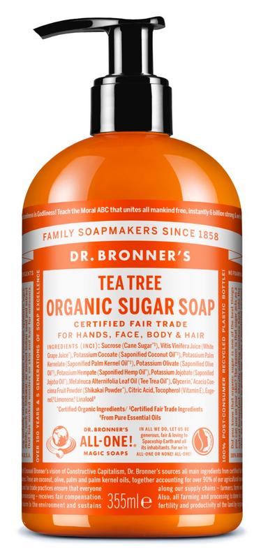 Dr Bronners Shikakai zeep tea tree 355 Milliliter