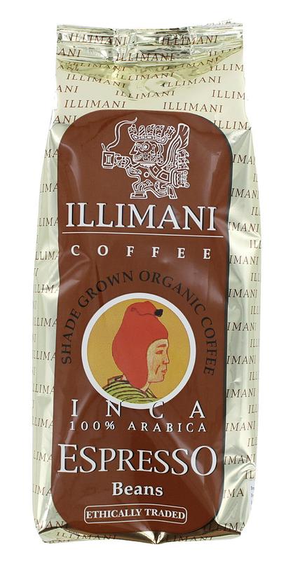 Illimani Inca espresso bonen bio 250 Gram
