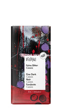 Vivani Chocolade puur met cassis bio 100 Gram