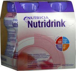 Nutridrink Aardbei 200 gram 4 Stuks