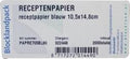 Blockland Receptpapier blauw 105 x 148mm 2000.00 Stuks