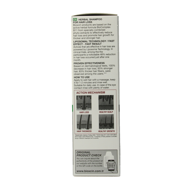 Bioxcin Shampoo vet haar 300 Milliliter