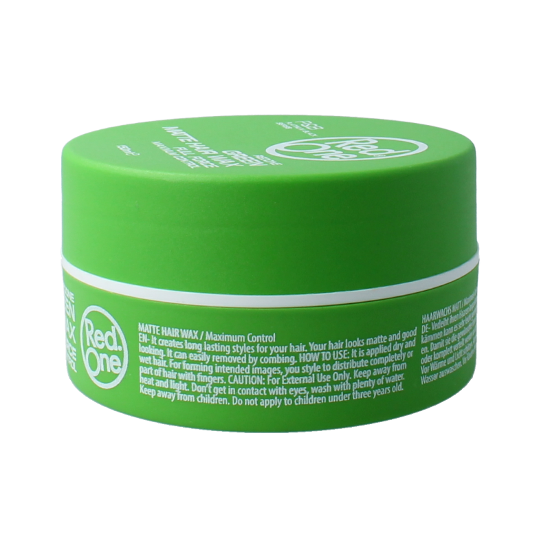 Red One Haarwax green matte wax 150 Milliliter