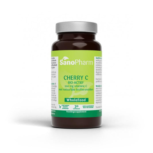 SanoPharm Cherry-C 200 mg wholefood 30.00 Capsules