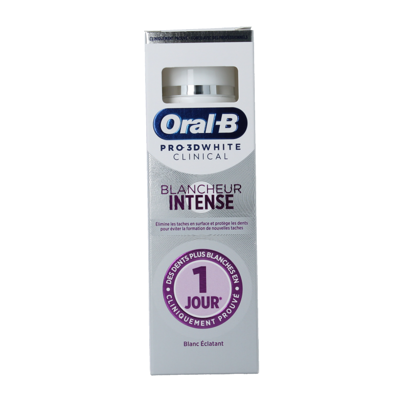 Oral B Tandpasta 3D white clinical radiant 75 Milliliter