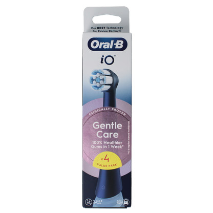 Oral B Opzetborstel IO gentle care zwart 4.00 Stuks