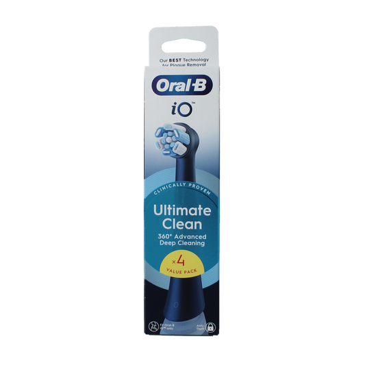 Oral B Opzetborstels ultimate clean black 4 Stuks