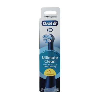 Oral B Opzetborstels ultimate clean black 4.00 Stuks