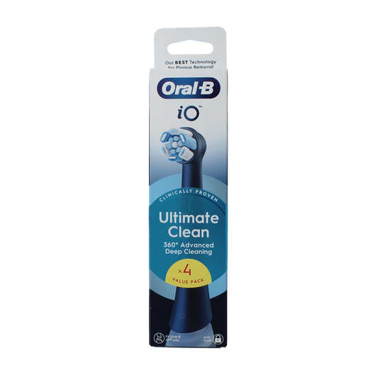 Oral B Opzetborstels ultimate clean black 4.00 Stuks