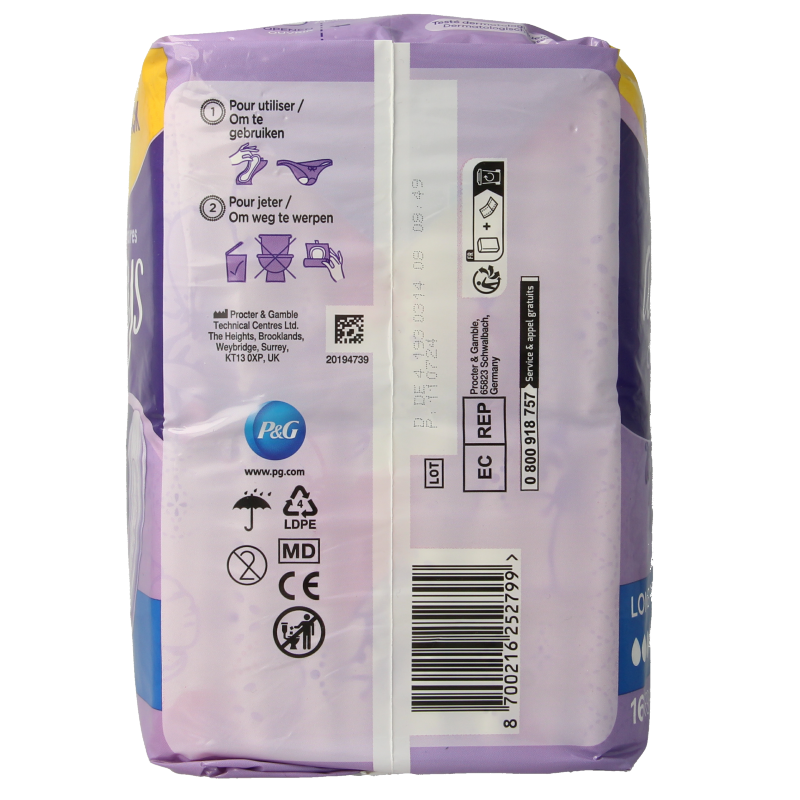 Always Discreet long+ 16 Stuks