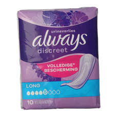 Always Discreet verband long 10 Stuks