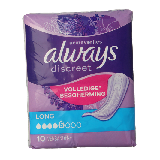 Always Discreet verband long 10 Stuks