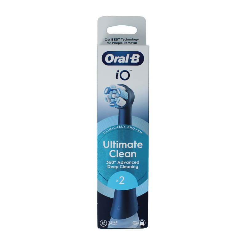 Oral B Opzetborstels ultimate clean black 2 Stuks