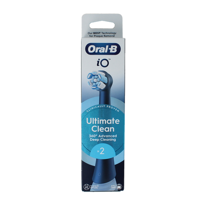 Oral B Opzetborstels ultimate clean black 2.00 Stuks
