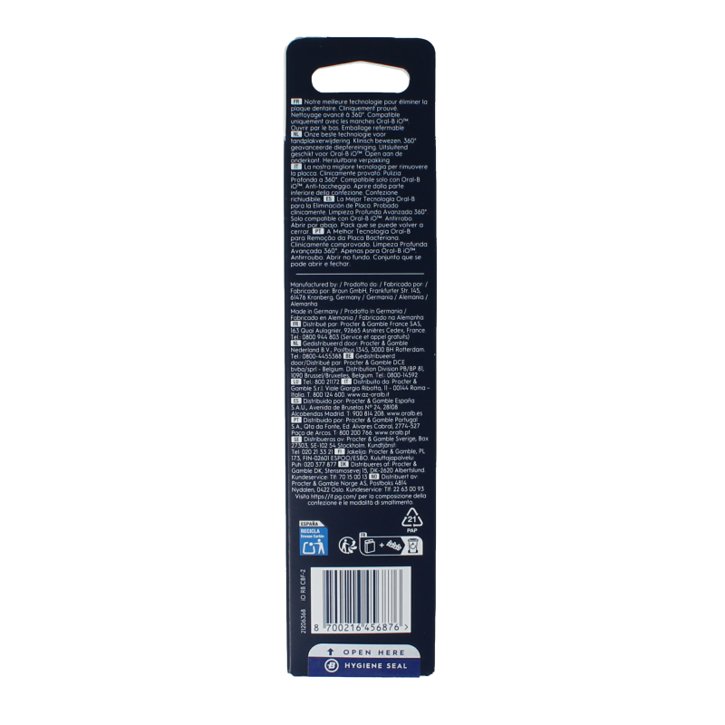 Oral B Opzetborstels ultimate clean black 2 Stuks