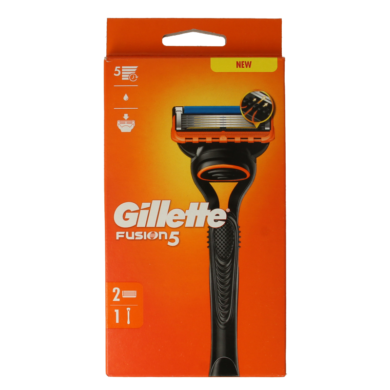 Gillette Fusion manual razor 2 Stuks