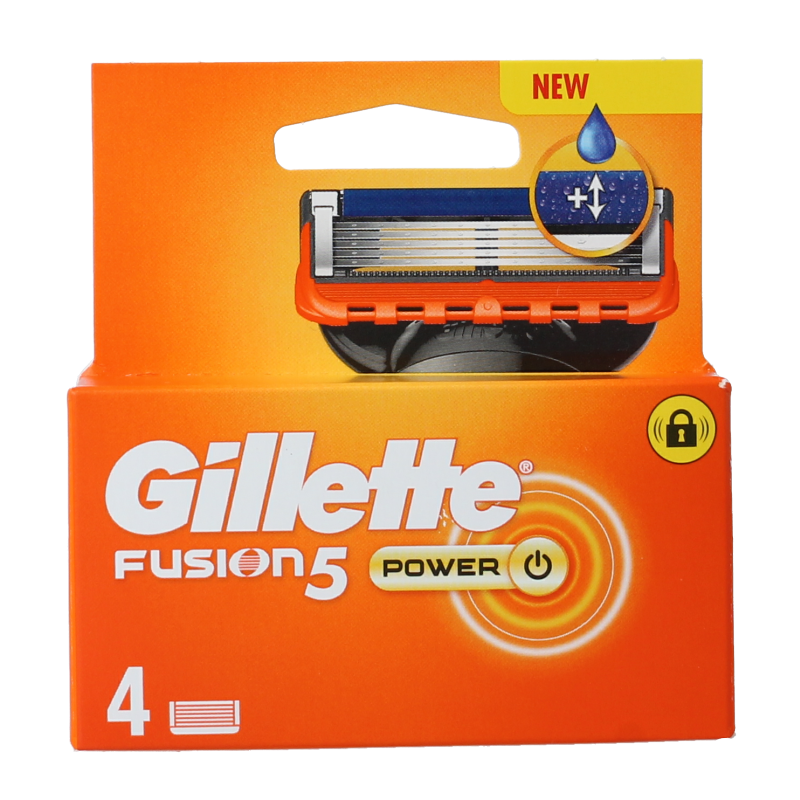 Gillette Fusion5 power mesjes 4 Stuks
