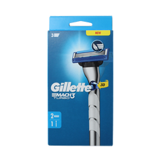 Gillette Mach 3 turbo scheersysteem 2 up 1 Stuks