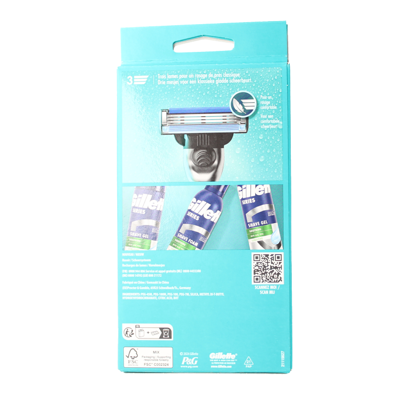 Gillette Mach3 base scheersysteem 1 Stuks