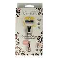 Gillette Comfortglide coconut modular leopard razor 1.00 Stuks