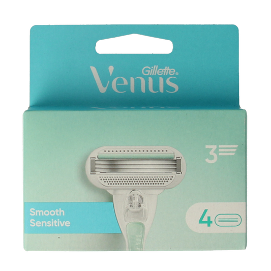 Gillette Venus smooth sensitive blades 4 Stuks