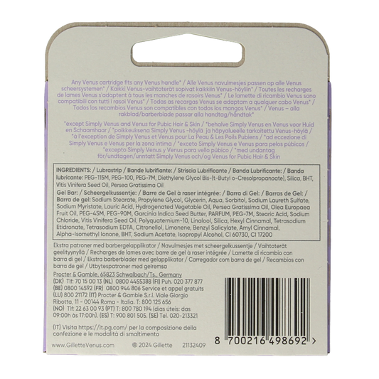 Gillette Venus comfortglide breeze blades 4 Stuks