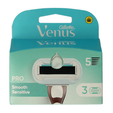 Gillette Venus deluxe smooth sensitive blades 3.00 Stuks