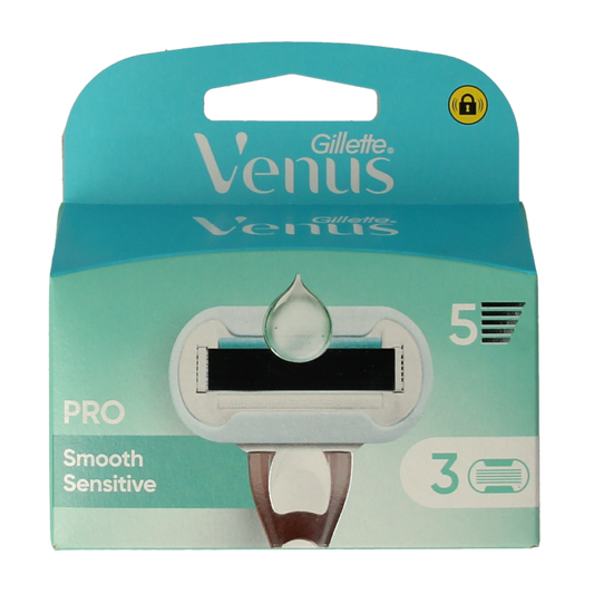 Gillette Venus deluxe smooth sensitive blades 3 Stuks