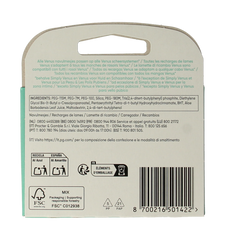 Gillette Venus deluxe smooth sensitive blades 3.00 Stuks