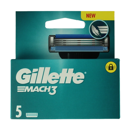 Gillette Mach3 blades 5 Stuks