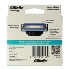 Gillette Mach3 blades 8.00 Stuks